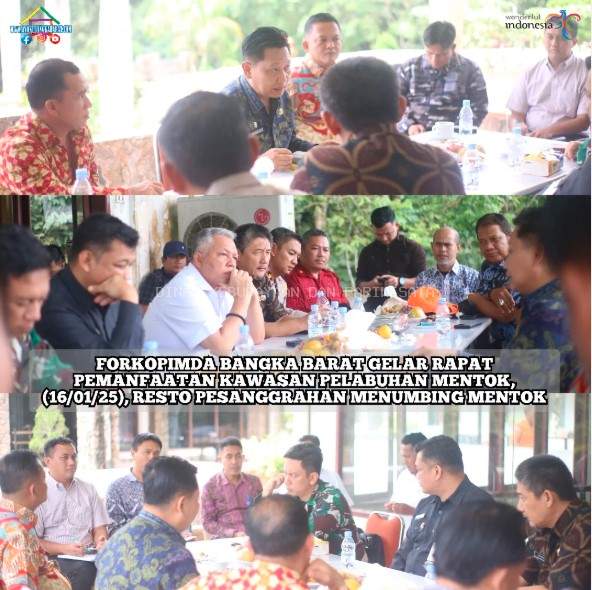 Rapat Pemanfaatan Kawasan Pelabuhan Mentok