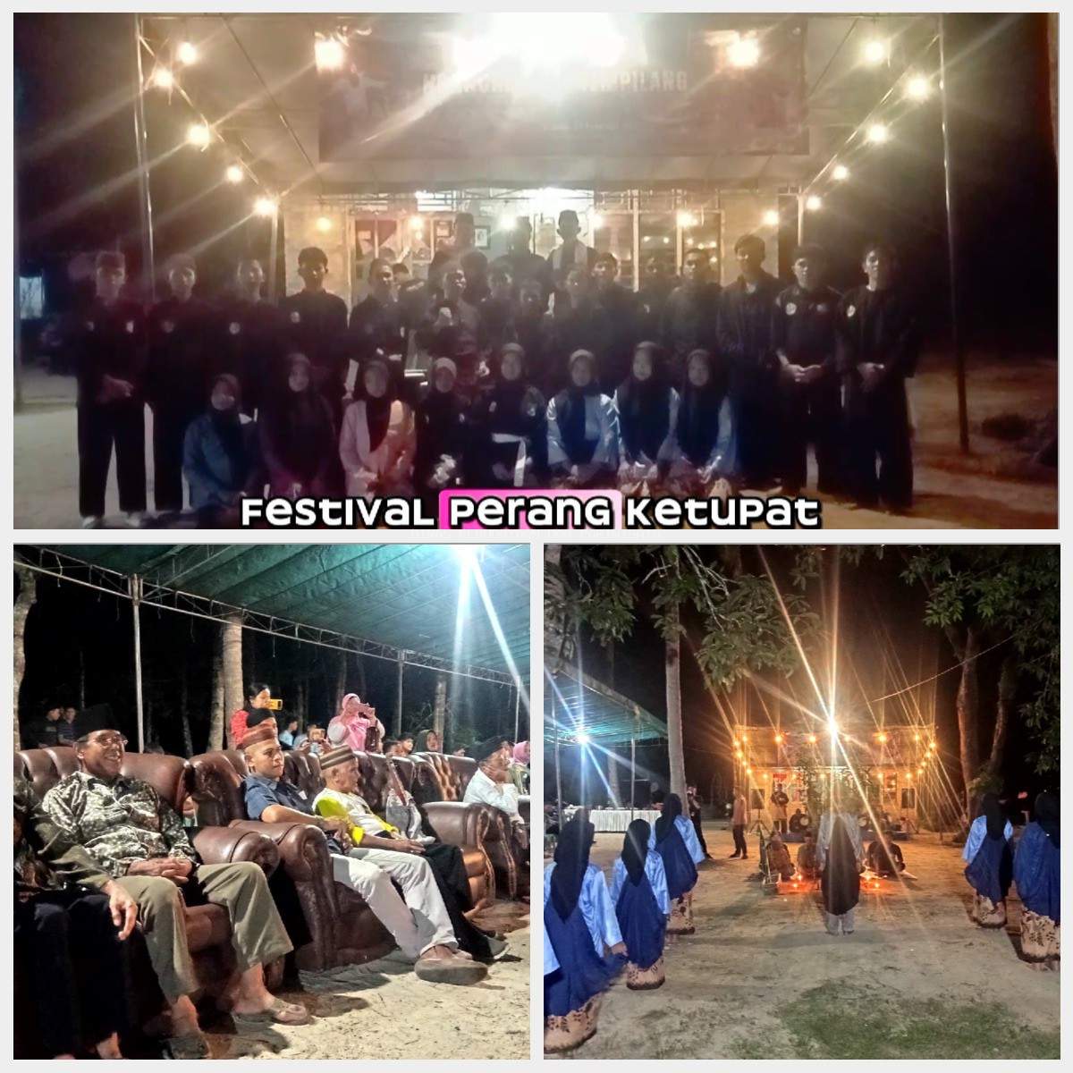 Ritual Ngancak Perang Ketupat Tempilang 
