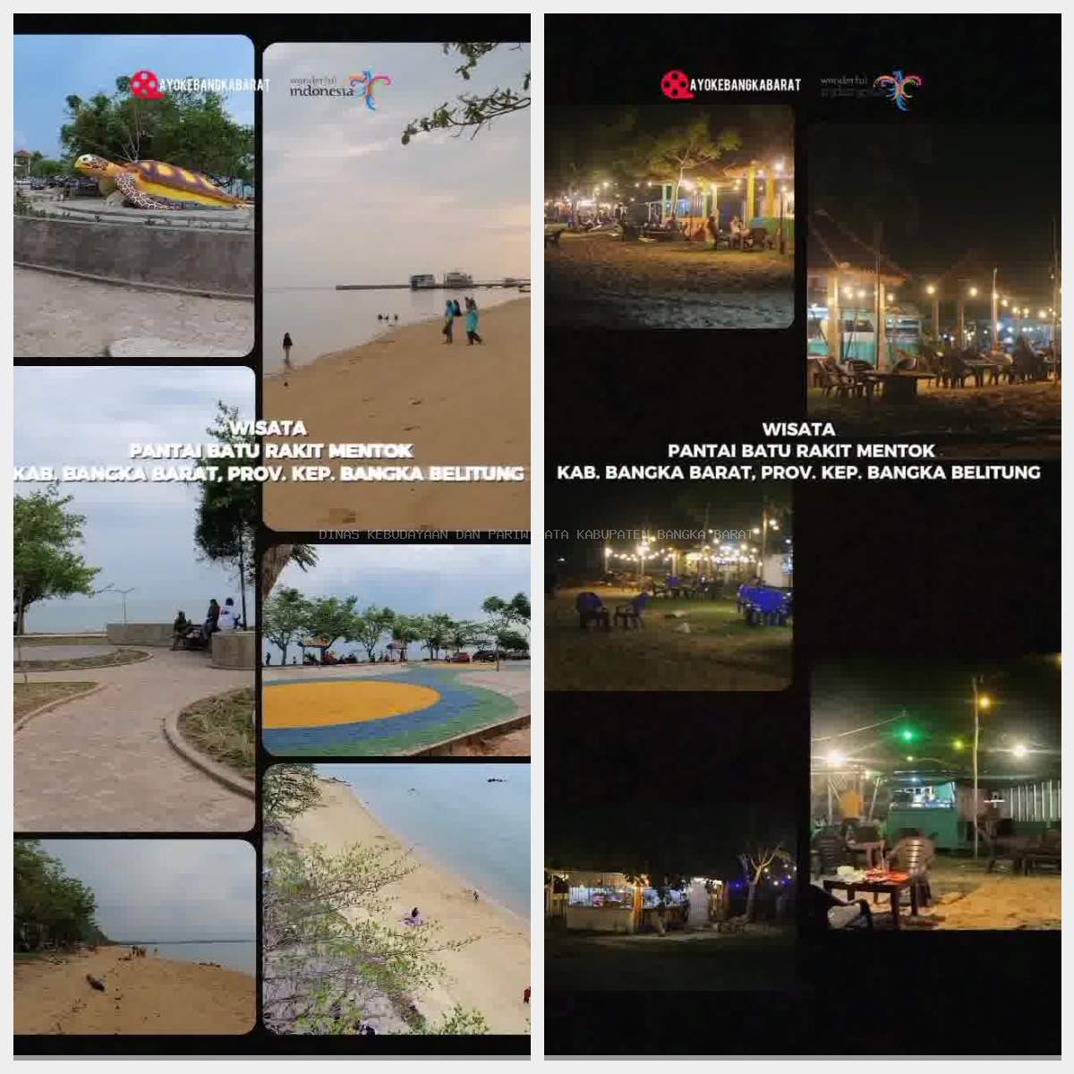 Berwisata Di Pantai Batu Rakit Mentok