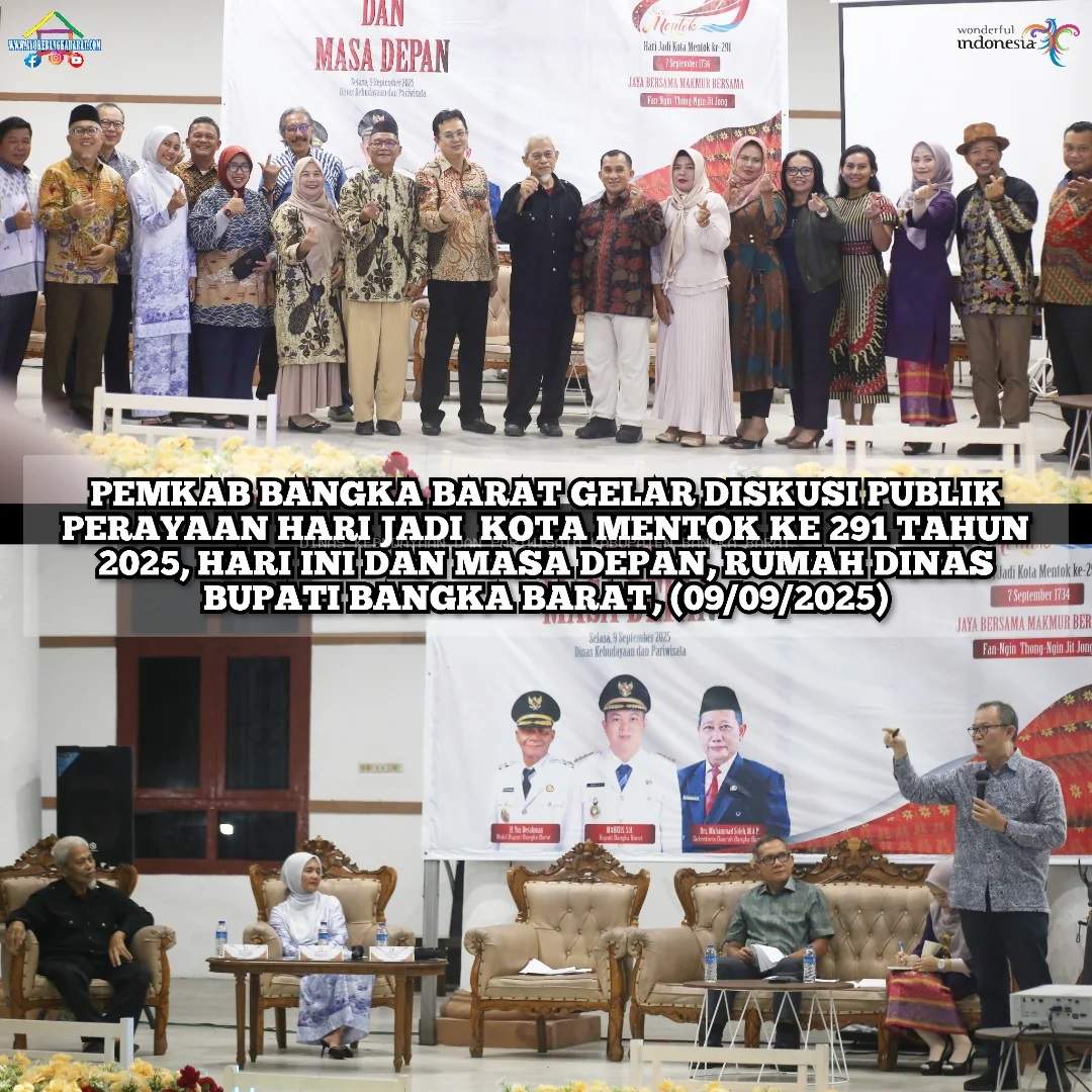 Diskusi Publik Perayaan Hari Jadi Kota Mentok Ke-291