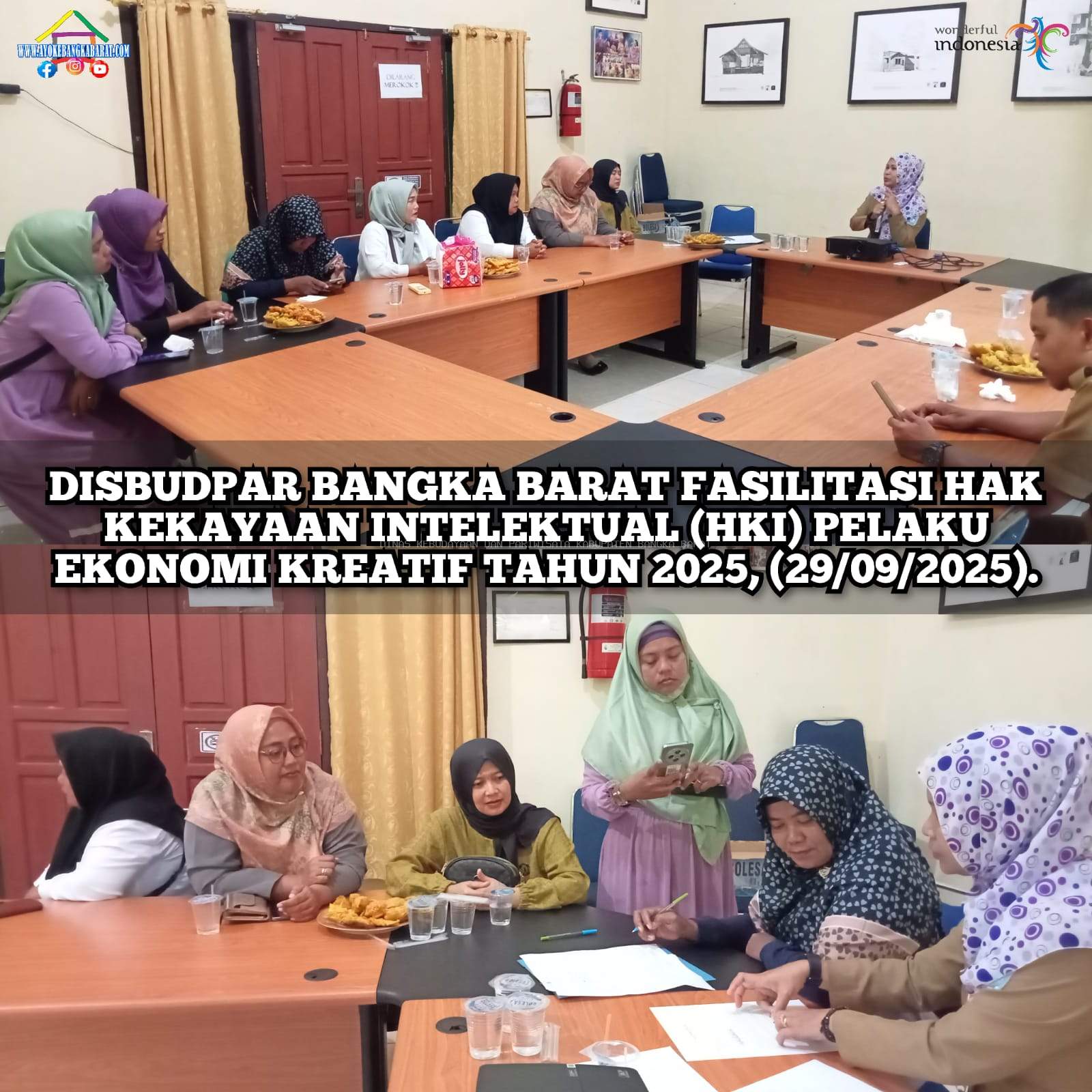 Fasilitasi Pelaku Ekonomi Kreatif (Ekraf) Untuk Mendapatkan Hak Kekayaan Intelektual (HKI)