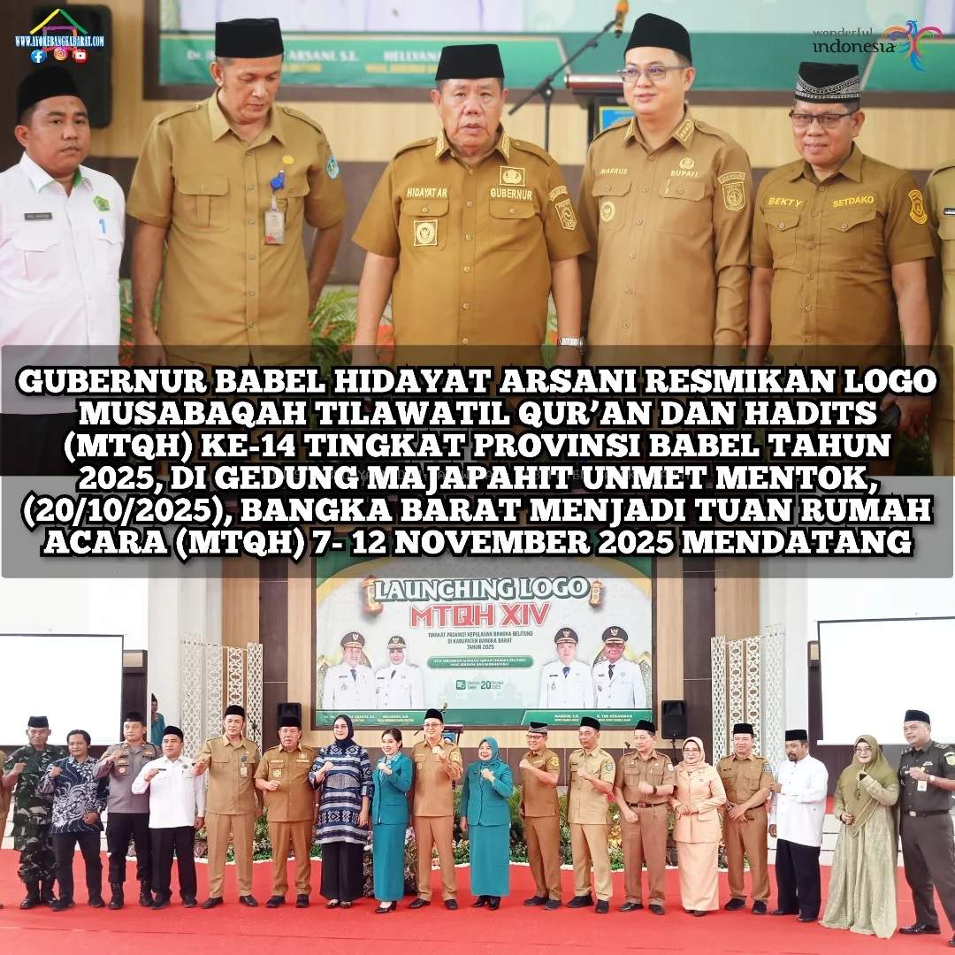 Peresmian Logo Musabaqah Tilawatil Quran dan Hadits (MTQH) ke-14