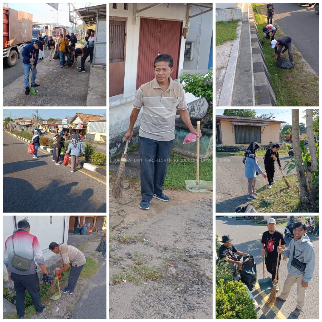 Giat Gotong Royong Dinas Kebudayaan dan Pariwisata Kabupaten Bangka Barat