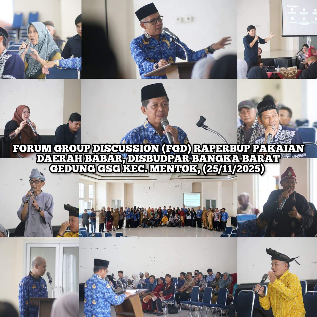 Forum Group Diskusi (FGD) Raperbub Pakaian Daerah Bangka Barat