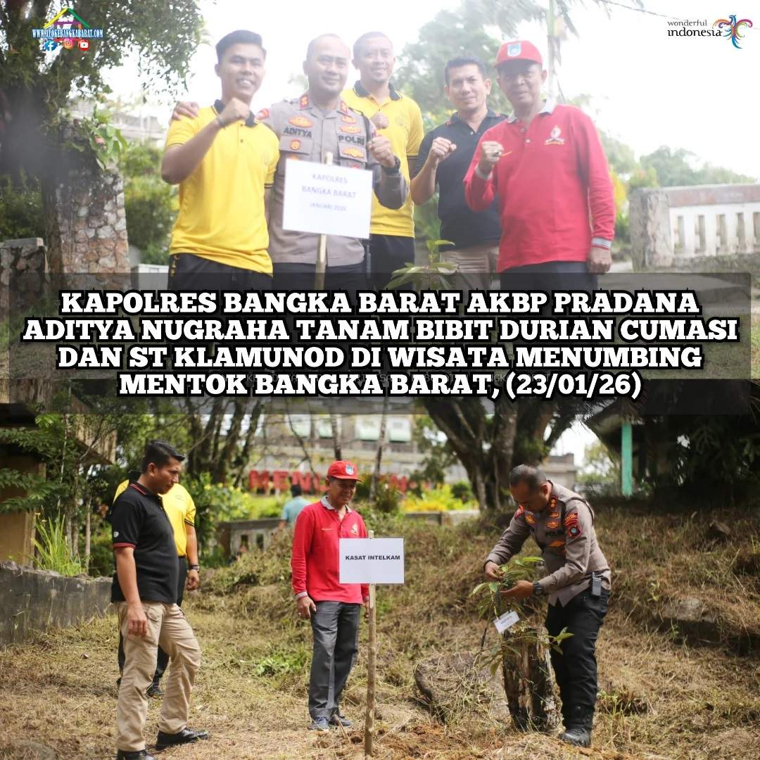 Tanam Bibit Durian di Kawasan Wisata Menumbing