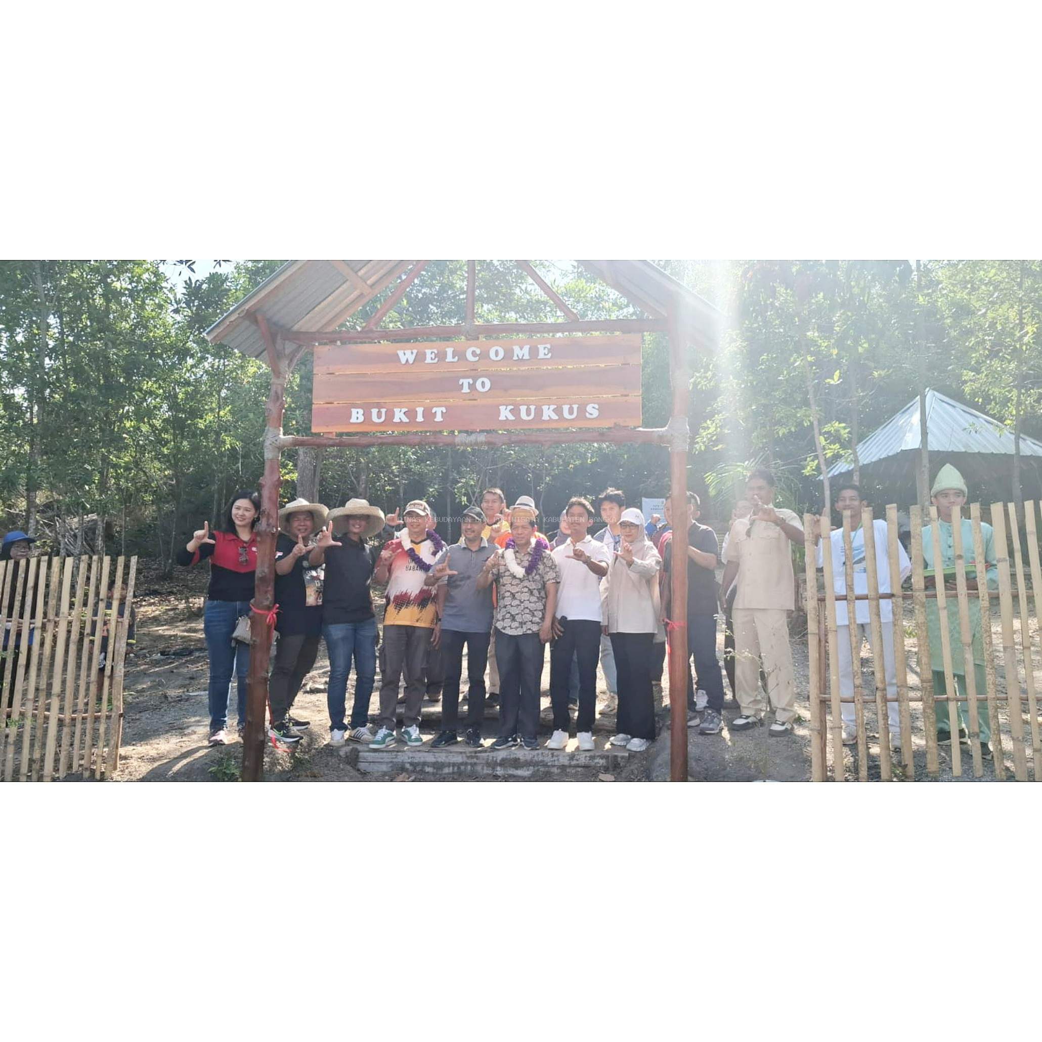 Peresmian Bukit Kukus Sebagai Wisata Alam  Di Kota Mentok